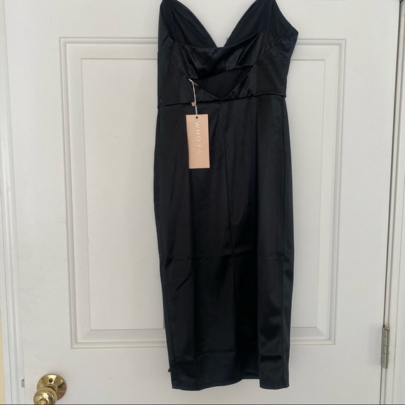 Hello Molly Black Midi Dress - Picture 3 of 7